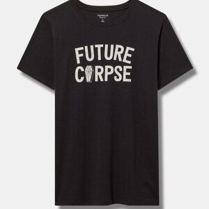 NWT Future Corpse Torrid 3 3X‎ Gothic Dark Humor Graphic tee t-shirt Nightfall